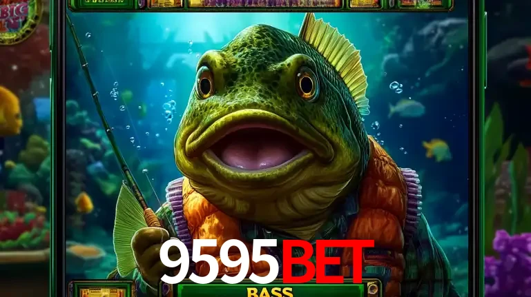 Personagem de peixe pescador do popular jogo de slot com tema de pescaria, uma das emocionantes opções de caça-níqueis para jogar e ganhar no cassino 9595bet.